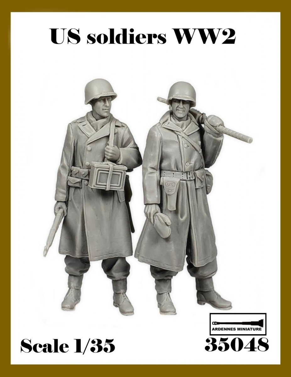 Ardennes Miniature 35048 Soldats américains Seconde Guerre mondiale 1/35