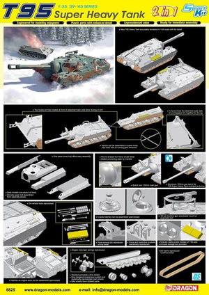 Dragon 6825 T95 Char super lourd 1/35 – image 2