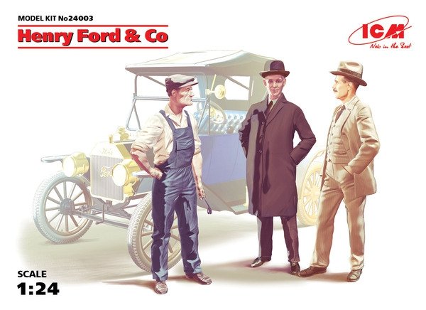ICM 24003 Henry Ford&amp;Co (3 figurines) 1/24