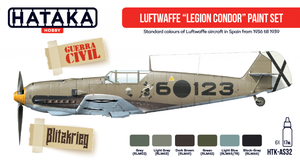 Hataka HTK-AS32 Luftwaffe &amp;quot;Légion Condor&amp;quot; set de peinture (6x17ml)