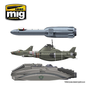 Munitions de Mig Jimenez 7131 SPACE FIGHTERS SCI-FI COLORS 6x17ml  – image 3