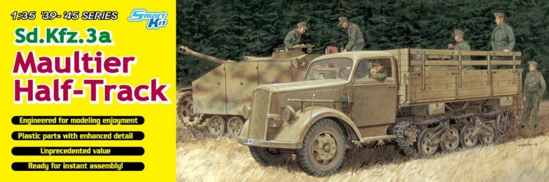 Dragon 6761 Sd.Kfz.3a Demi-piste Maultier (1/35) – imagen 2