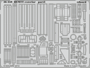 Eduard 36259 HEMTT extérieur ITALERI 1/35  – immagine 2