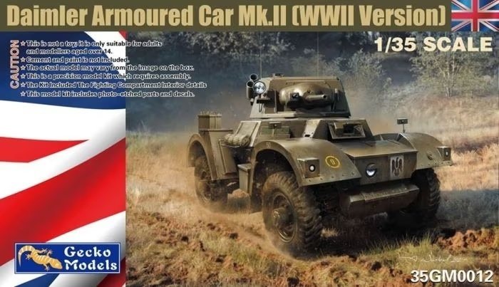 Maquette Gecko Models 35GM0012 Daimler Armored Car Mk. II 1/35