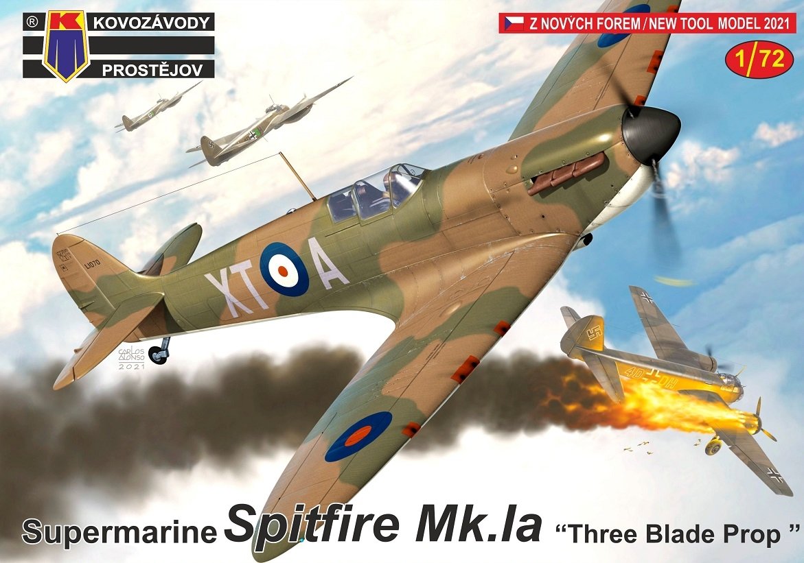 Kovozavody Prostejov KPM0261 Spitfire Mk.Ia „Three Blade Prop“ 1/72