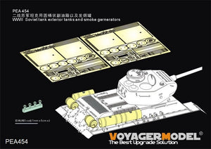 Maquette Voyager PEA454 : extérieur des chars soviétiques de la Seconde Guerre mondiale et générateurs de fumée (GP) 1/35