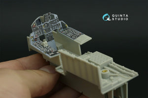 Intérieur imprimé en 3D et coloré sur papier décalcomanie pour F-15C Early/F-15A/F-15J Early (Tamiya) (petite version) Quinta Studio QDS-32155 – image 7