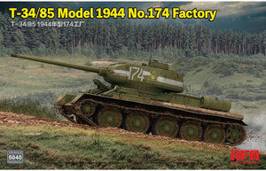 Maquette Rye Field T-34/85, modèle 1944, n° 174, usine, échelle 1/35