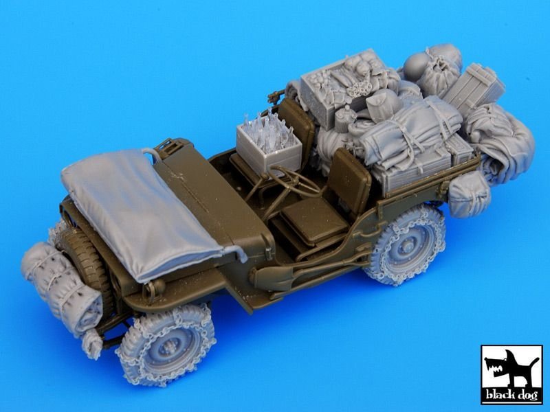 Ensemble d&amp;#39;accessoires Black Dog T35044 pour Jeep américaine (échelle 1/35) – image 5