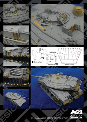 MK1 Design MM-35002 MERKAVA MK.IV PIÈCES DE DÉTAIL EN PHOTODÉCRÉMAGE 1/35  – image 2