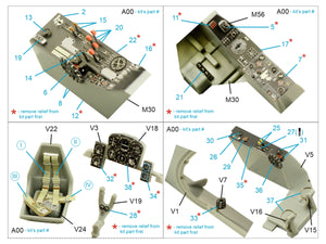 Intérieur imprimé en 3D et coloré sur papier décalcomanie Quinta Studio QD32160 Do 335A-10 (HK models) 1/32 – image 3