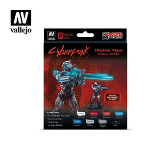 Vallejo 72310 Cyberpunk RED Trauma Team Peinture Set 8x17ml