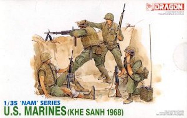 Dragon 3307 Marines américains (Khe Sah 68) (1/35)