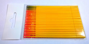 Pinceau micro Fine-Art FA-551 Jaune Superfin 1mm 20 pièces.