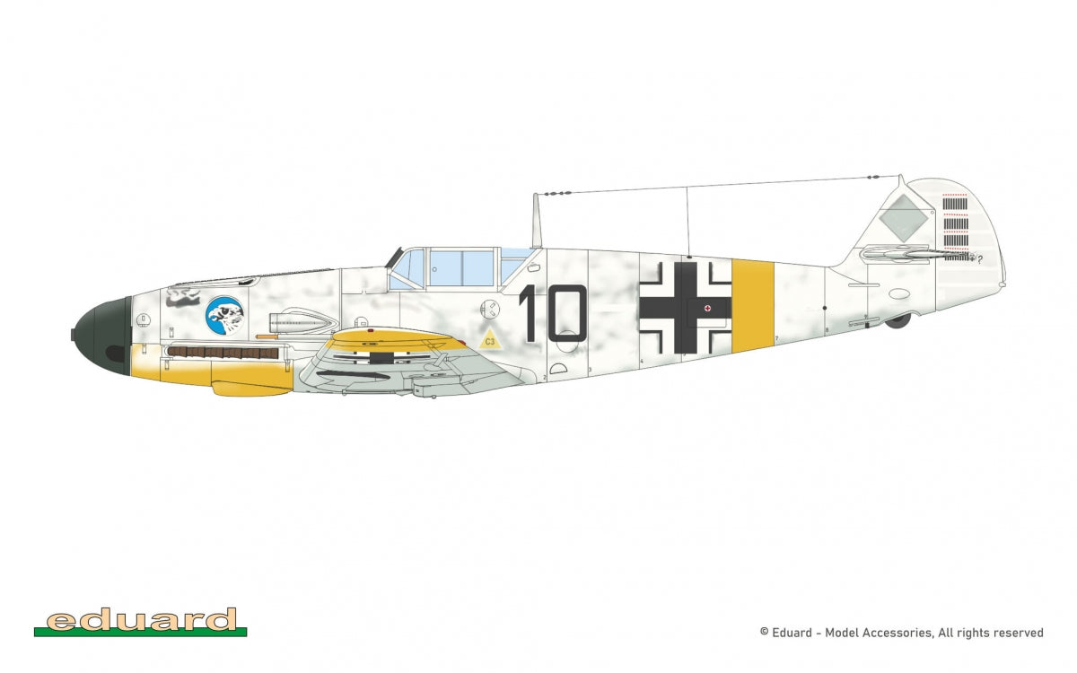Eduard 7474 Bf 109F-2 - Édition Week-end 1/72 – immagine 4