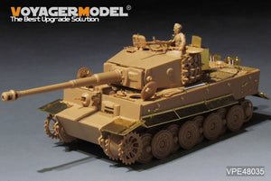 Maquette Voyager VPE48035 Char Tiger I allemand de la Seconde Guerre mondiale, production tardive, pour Tamiya 32575, échelle 1/48 – Bild 4