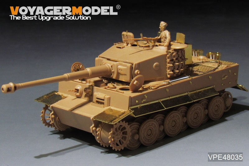 Maquette Voyager VPE48035 Char Tiger I allemand de la Seconde Guerre mondiale, production tardive, pour Tamiya 32575, échelle 1/48 – Bild 4