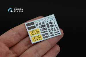 Intérieur coloré imprimé en 3D sur papier décalcomanie (Hasegawa) Quinta Studio QD24022 Suzuki Jimny JA71-JA11 1/24 – image 5
