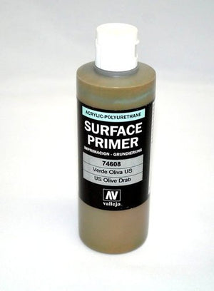 Vallejo 74608 Apprêt de surface Royaume-Uni Vert olive 200 ml.