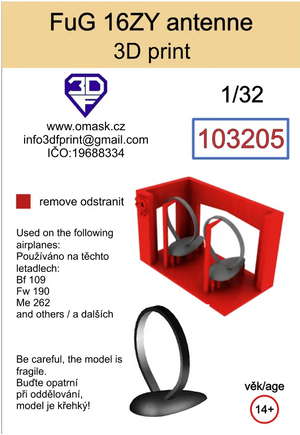 Omask 103205 Antenne Fug 16ZY (impression 3D) 1/32  – Bild 2