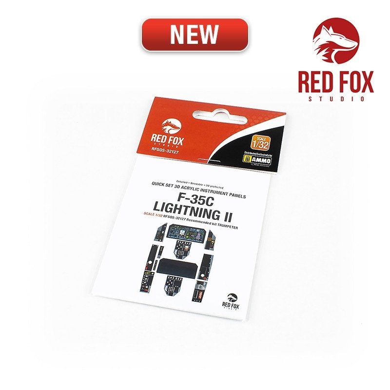 Red Fox Studio QS-32127 F-35C Lightning II (pour maquette Trumpeter) 1/32