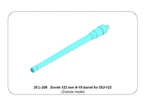 Canon soviétique Aber 35L-208 de 122 mm A-19 pour ISU-122 (1/35) – image 6
