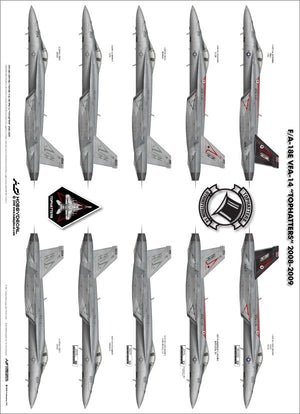 HobbyDecal AL48010V1 F/A-18E Tophatters 2008-2009 1/48  – Bild 3