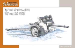 Armure spéciale 35004 3,7 cm KPUV vz.37M / 3,7 cm PaK M 37(t) 1/35