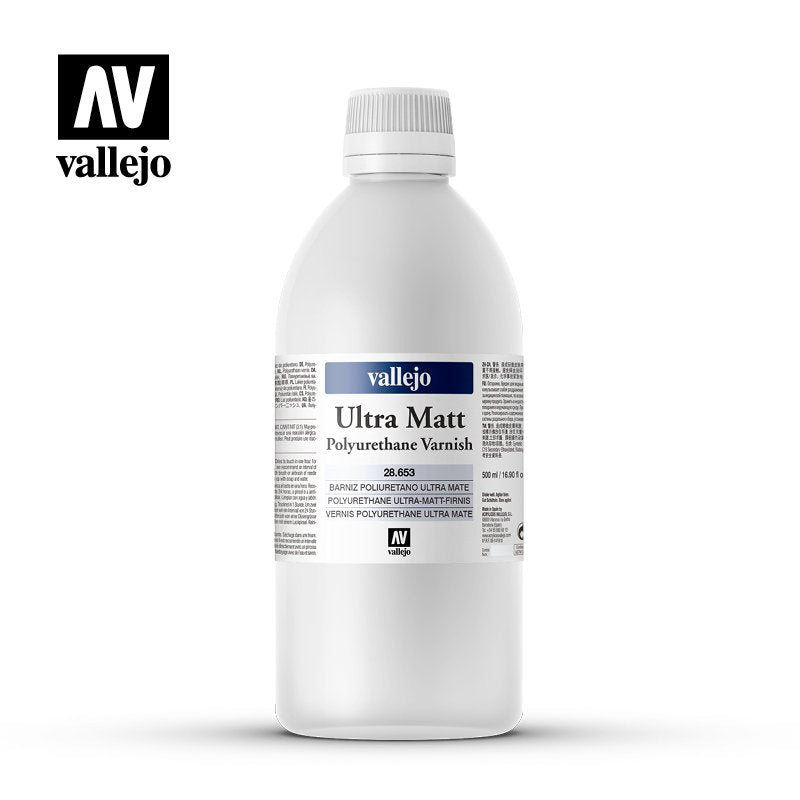 Vernis polyuréthane ultra mat Vallejo 28653 500 ml