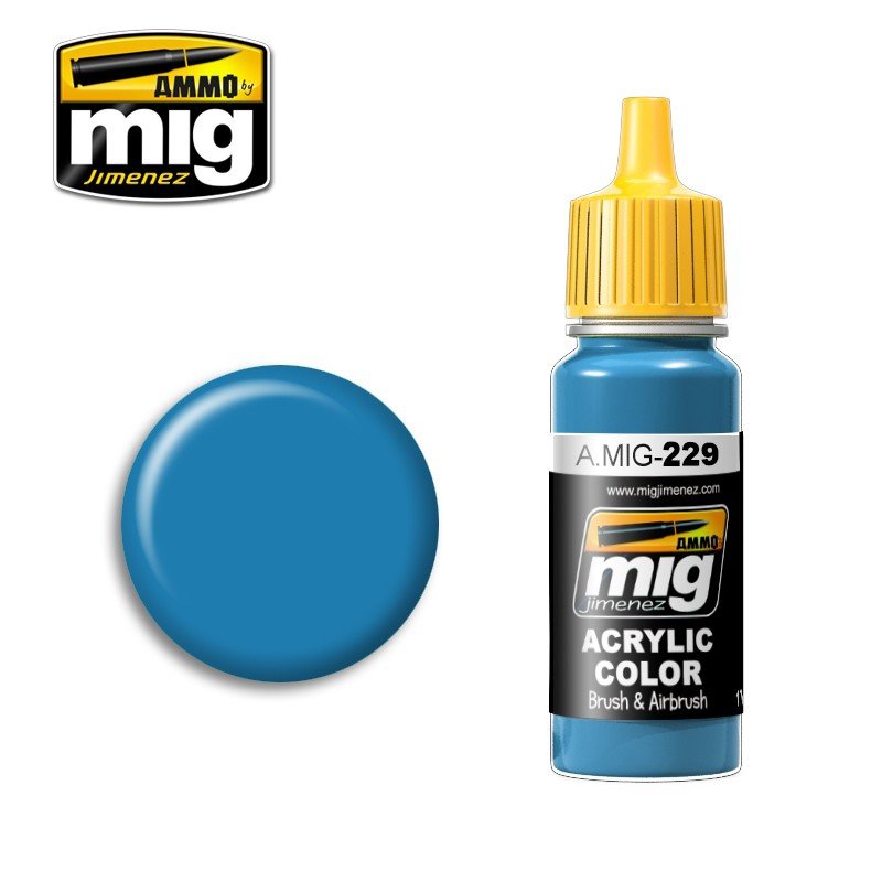 MUNITIONS de Mig Jimenez 0229 FS 15102 GRIS FONCÉ BLEU 17ml.