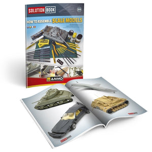 AMMO of Mig Jimenez 6605 SOLUTION BOOK 29 - BEGINNERS: How to Assemble Scale Models (Multilingual)