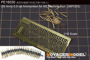 Voyager Model PE16030 US Army 0.5 cal Ammunition for M2 Machine Gun 30 pcs 1/16 – zdjęcie 2