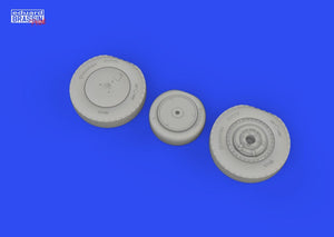 Roues Eduard 672304 P-39Q avec jantes - Modèle imprimé ARMA HOBBY 1/72