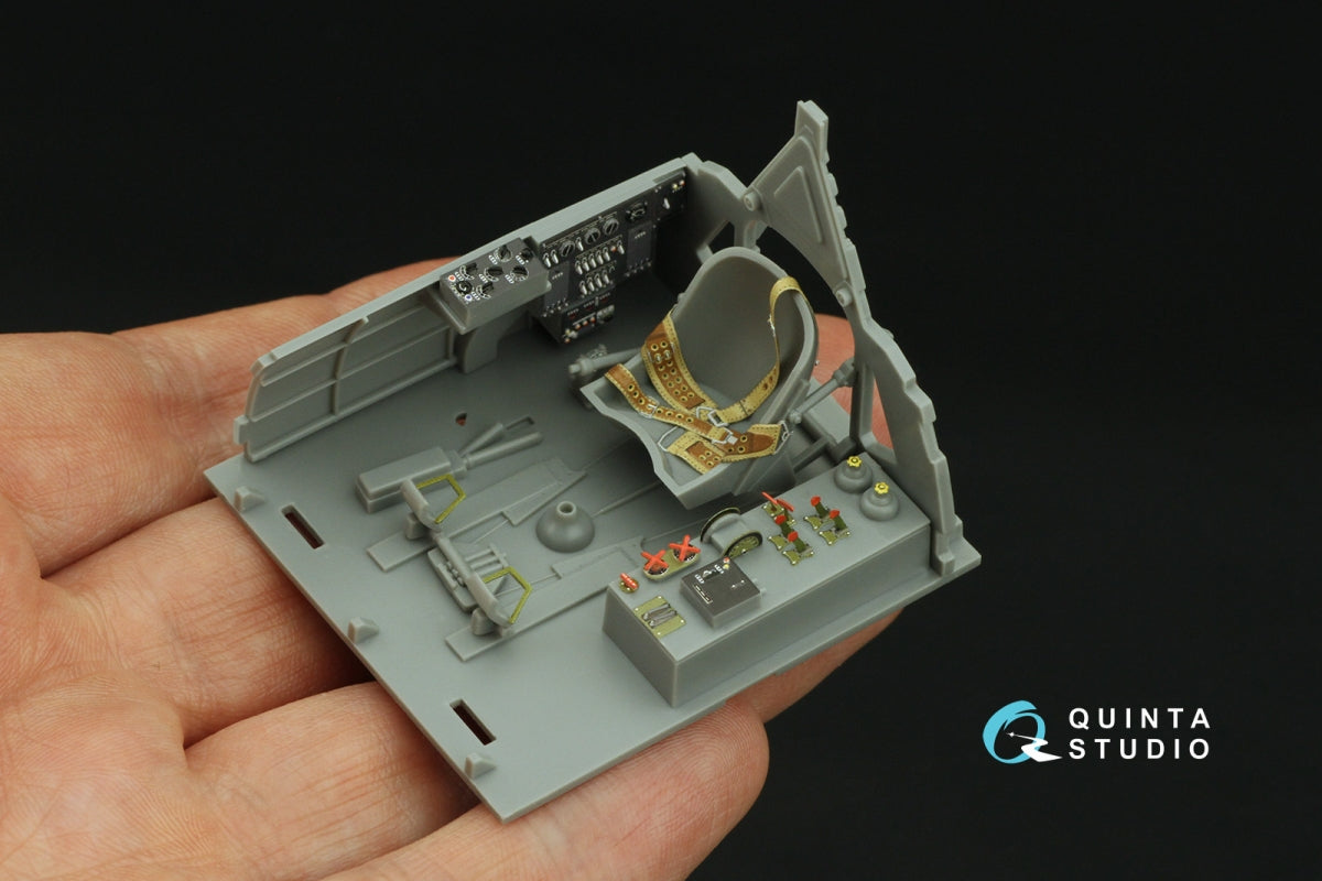 Intérieur coloré imprimé en 3D sur papier décalcomanie (Hasegawa) Quinta Studio QD32238 Mitsubishi J2M3/5/6 Raiden 1/32 – image 7