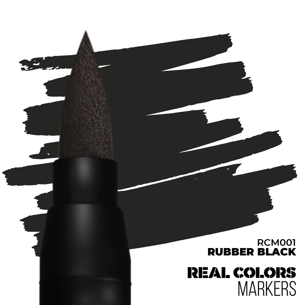 AK Interactive RCM001 MARQUEUR CAOUTCHOUC NOIR – RC