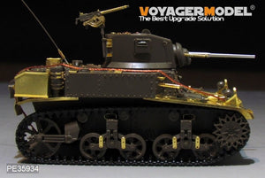 Maquette Voyager PE35934, char léger américain M3 Stuart de la Seconde Guerre mondiale (modèle de base) pour Tamiya 35360 au 1/35 – image 17