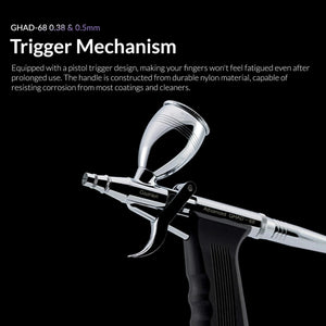 Gaahleri 40140 Advanced Series GHAD-68 Airbrush 0,38 mm &amp; 0,5 mm, 1/4 oz &amp; 1/2 oz