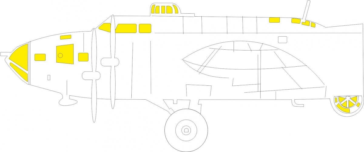 Eduard EX1167 Boeing B-17 F - TFace (for Revell Kits) 1/48