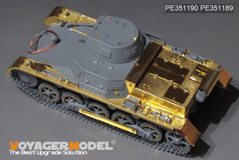 Ailes de char allemand Pz.Kpfw.I Ausf.B de la Seconde Guerre mondiale, modèle Voyager PE351190 (pour TAKOM 2145), échelle 1/35 – imagen 5