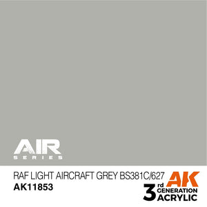 AK Interactive AK11853 Gris avion léger RAF BS381C/627 – AIR 17 ml