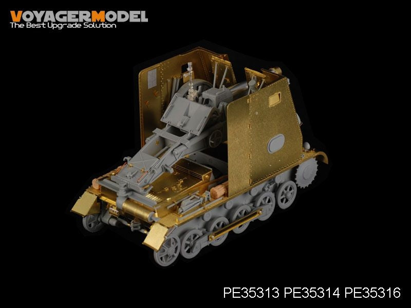 Maquette Voyager PE35313 Canon allemand de 150 mm s.IG.33(Sf) sur Pz.Kpfw.I Ausf.B Basic pour DRAGON 6259 au 1/35 – image 5