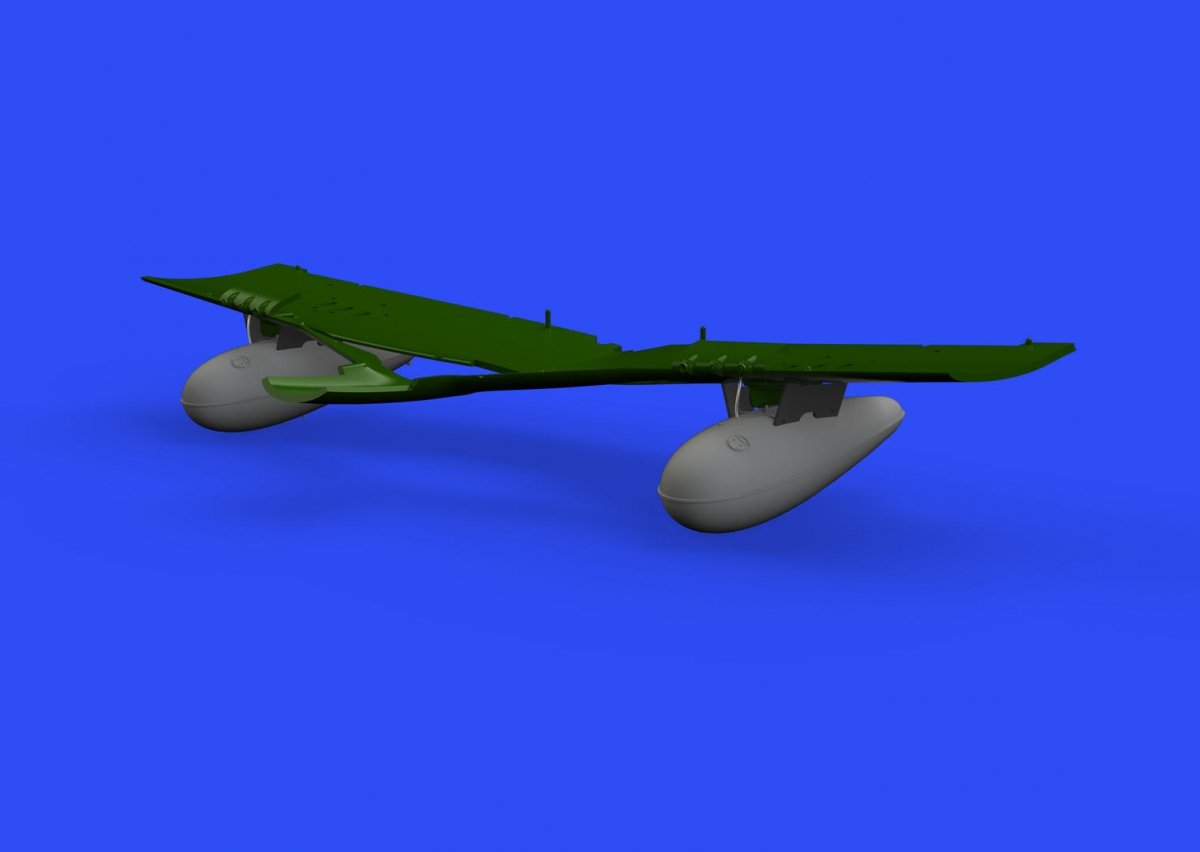 Réservoir de carburant Eduard 648531 P-51D 110 gallons, échelle 1/48, EDUARD