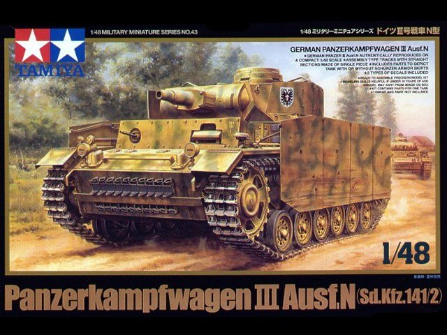 Tamiya 32543 Allemand Pz.Kpfw III Ausf.N