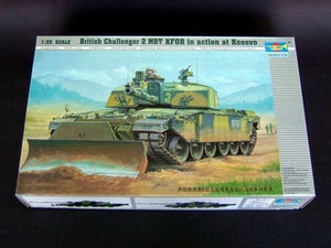 Trumpeter 00345 Char de combat principal britannique Challenger 2 KFOR en action au Kosovo (1/35) – Bild 2