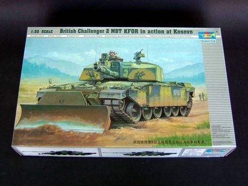 Trumpeter 00345 Char de combat principal britannique Challenger 2 KFOR en action au Kosovo (1/35) – Bild 2