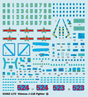 Trumpeter 01662 J-11B chinois (1/72) – immagine 11