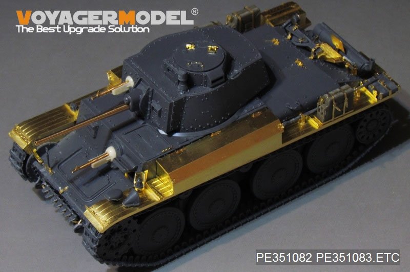 Maquette Voyager PE351082 Pz.Kpfw.38(t) Ausf.E/F allemand de la Seconde Guerre mondiale pour Tamiya au 1/35 – image 3