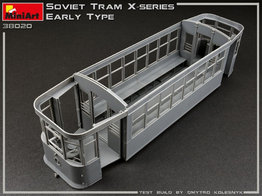 MiniArt 38020 SOVIET TRAM X-SERIES. EARLY TYPE 1/35 – zdjęcie 3