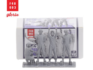 Gloria F48003 USMC Ground Crew 4 figurines imprimées en 3D 1/48 – Bild 3