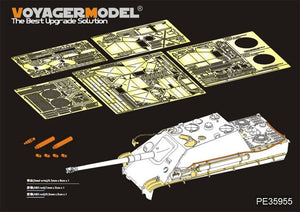 Maquette Voyager PE35955 Jagdpanther G1 version Seconde Guerre mondiale pour MENG TS-039 1/35